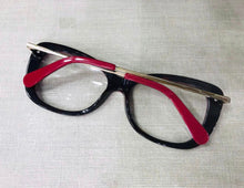 Carregar imagem no visualizador da galeria, Óculos Armação De Grau Feminino Grande Vermelho Quadrado Acetato