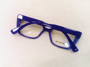 Oculos de grau Doroth Quadrado Retro Roxo Em Acetato