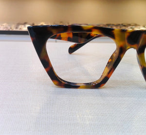 Oculos De Grau Tartaruga Retro Grande Haste Anos 80 90