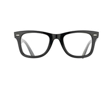 Carregar imagem no visualizador da galeria, Óculos de grau wayfarer preto resistente Unissex - OMGQUAPO8