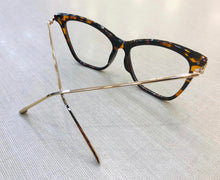 Carregar imagem no visualizador da galeria, Oculos armação de grau gatinho tartaruga feminino grande - OFGGATTA1
