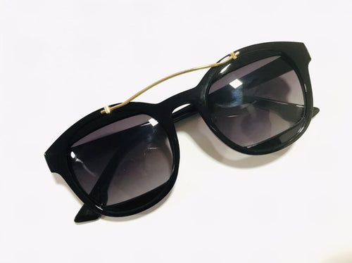 Oculos de Sol Feminino Quadrado Preto Glamuroso