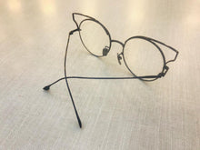 Carregar imagem no visualizador da galeria, Óculos De Grau Grande Gatinho Metal Preto