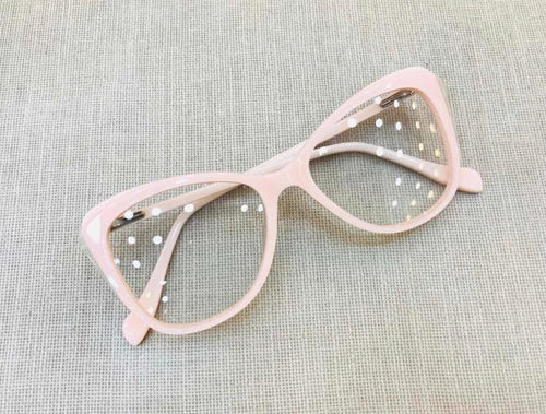 Armacao para Oculos de Grau Feminino Quadrado Rose Gatinha