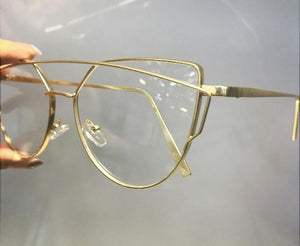 Oculos De Grau Feminino dourado starlight reflective Metal Grande