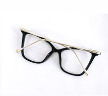 Carregar imagem no visualizador da galeria, Oculos de grau gatinho preto feminino grande classico - OFGGATPO14