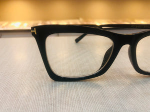 Oculos feminino Preto Tamanho Medio Quadrado para Grau