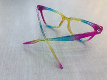Carregar imagem no visualizador da galeria, Armação para óculos de grau feminina Geométrico Glitter