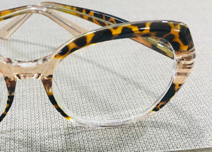Oculos de grau Grande tartaruga Transparente Exclusivo