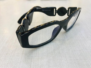 Oculos Medusa Preto Trap Retro Masculino Armação De Grau