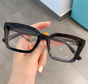 Armação de Grau Preto Quadrado Oculos Pretinho Basico Moderno