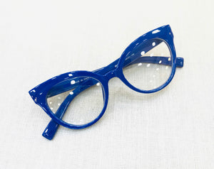 óculos de grau azul escuro gatinho para mulheres exigentes