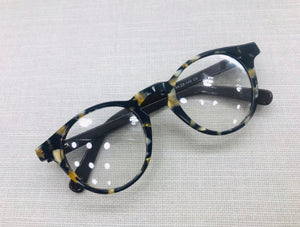 Oculos de Grau Retro Leopardo Masculino Redondo Geek
