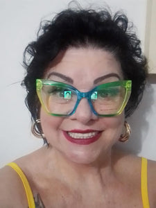 Óculos de Grau Verde e Amarelo Brasil Copa