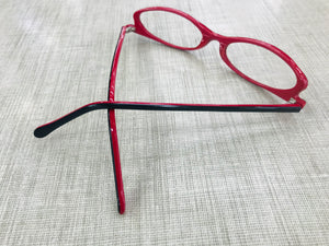 Oculos Leitura Pequeno Oval Preto Gatinho