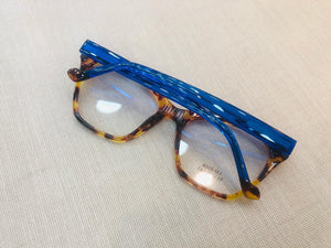 Oculos Exclusivo Tartaruga com a Haste Azul Top em Acetato