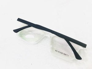 Óculos Infantil Transparente quadrado haste preta moderno