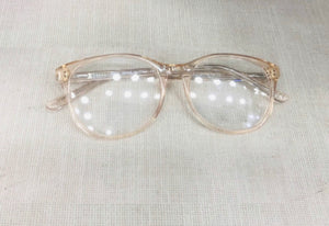 Óculos de Grau Infantil Dourado Transparente