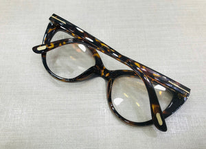 Oculos De Grau Gatinho Oncinha Retro Marrom exclusivo - OFGGATOA1