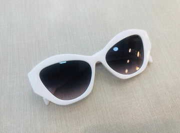 Oculos fendi Facets sol grande branco FF 0263