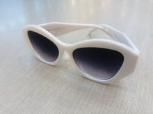 Carregar imagem no visualizador da galeria, Óculos de Sol Branco Grande geométrico Quadrado Moderno