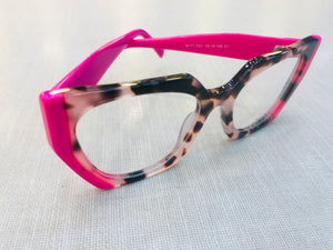 Armação para Óculos de grau Pink Acetato Único Exclusivo