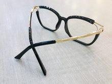 Carregar imagem no visualizador da galeria, Oculos de grau armação feminina quadrada preta - OFGQUAPO5