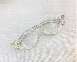 Oculos de Grau Transparente Armação Meia Taça