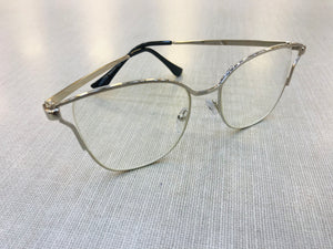 Óculos Sandy Metal Prata Próprio Para Grau - OFGQUAPA1