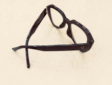 Carregar imagem no visualizador da galeria, Oculos De Grau Preto haste grossa Geométrico Sextavado Nairobi