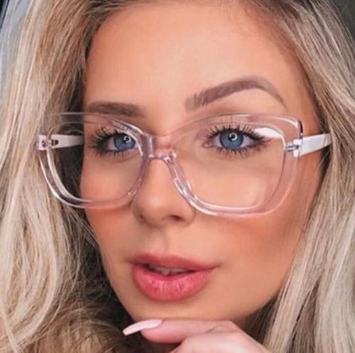 Oculos Armação De Grau Gatinho transparente em acetato resistente - OFGGATTE5