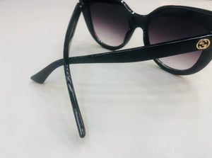 Óculos de sol feminino preto gatinho clássico Luxo - OFSGATPO4