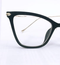Carregar imagem no visualizador da galeria, Oculos de grau gatinho preto feminino grande classico - OFGGATPO14